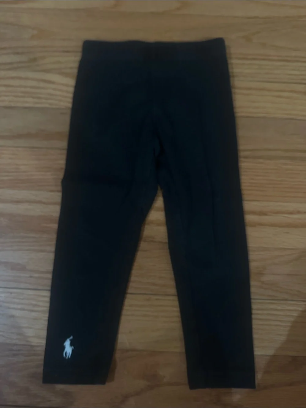 Ralph Lauren Black Girls' Logo Leggings